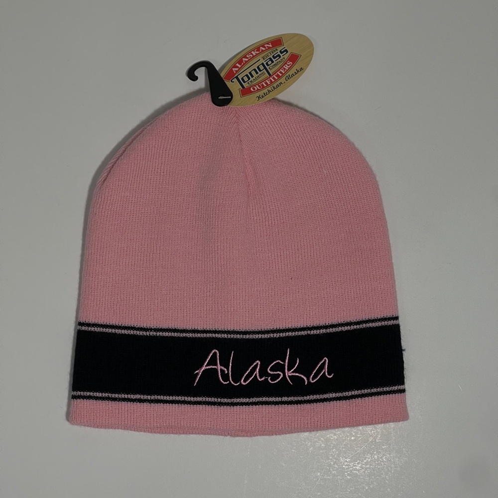 Alaska Tongass Outfitters Winter Knit Pink Beanie
Size: One Size